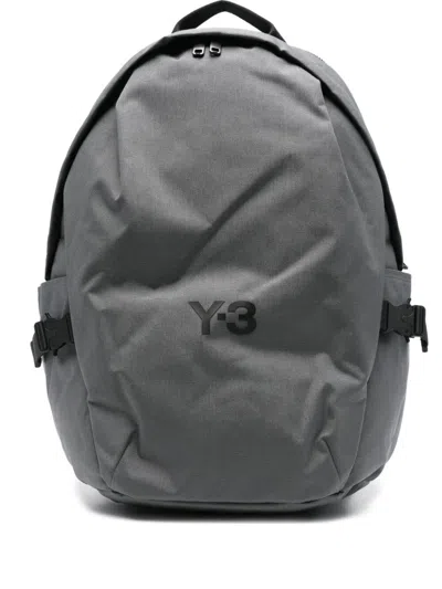 Y-3 Yohji Yamamoto Adidas "y-3" Backpack In Gray