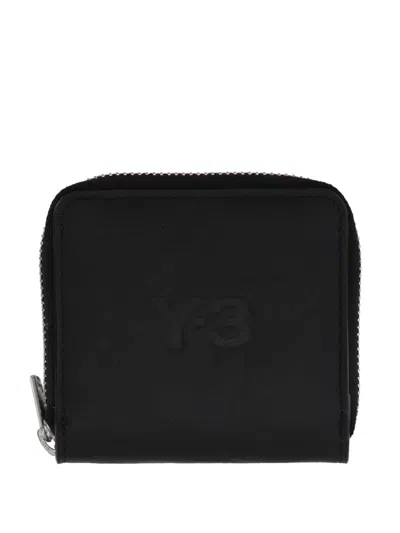 Y-3 ZIP-AROUND LEATHER WALLET