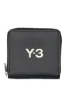 Y-3 Zipper Wallet In Black