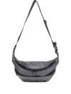 Y-3 Belt Bag With Adjustable Strap And Front Zip Pocket In Gray