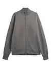 Y-3 Zip-up Bomber Jacket In Gray