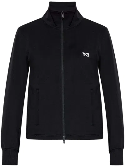 Y-3 ZIP-UP LOGO SWEATSHIRT
