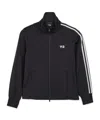 Y-3 3-stripes Logo Zipped Jacket In Black