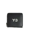 Y-3 Zipper Wallet In Black