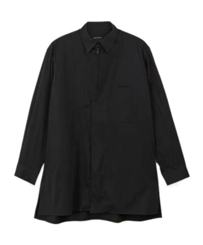 Y-3 Zippered Shirt In Black