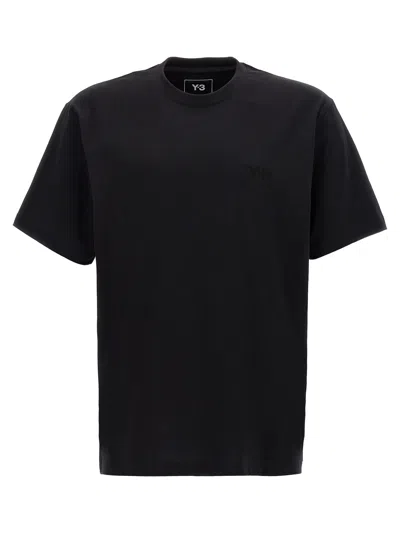 Y-3 Y 3 Logo Print T Shirt In Black