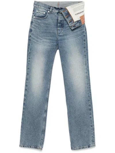 Y/project Asymmetric Jeans In Blue