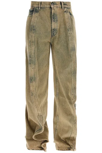 Y/project Banana Jeans In Beige