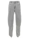 Y/project Trousers Denim Banana Pockets In Gray