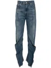 Y/project Buttoned Jeans In Blue