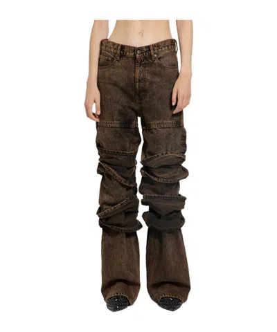 Y/project Belt-loop Jeans In Black
