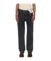 Y/project Belt-loop Jeans In Black