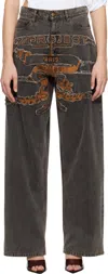 Y/project Belt-loop Jeans In Black