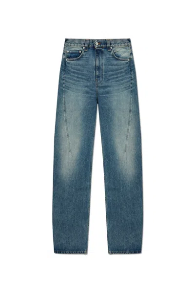 Y/project Belt-loop Jeans In Blue