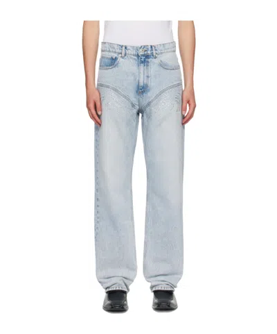 Y/project Belt-loop Jeans In Gray