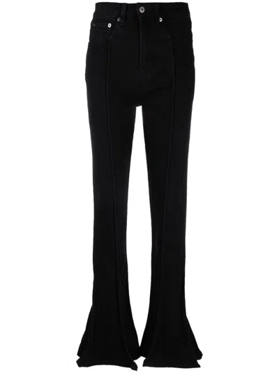 Y/project Classic Trumpet Flared Jeans In Black