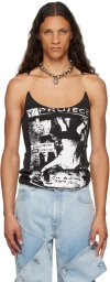 Y/PROJECT BLACK INVISIBLE STRAP TANK TOP