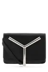 Y/project Black Logo-plaque Crossbody Bag In Black