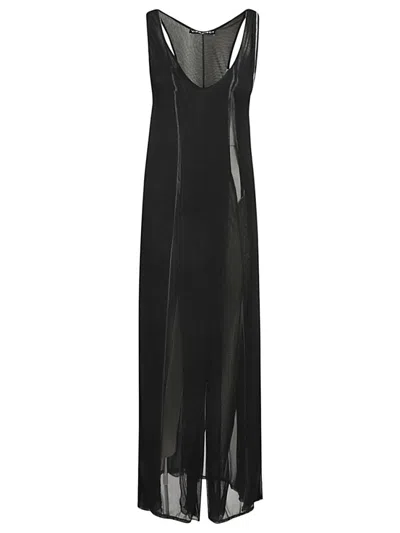 Y/PROJECT WOMEN BLACK LONG TANK DRESS, S LUXURY DRESSES FOR WOMEN DARVEYS