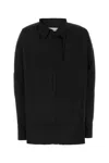 Y/project Black Poplin Shirt In Black