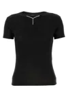 Y/project Baby T-shirt With Ribbed V Collar