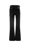 Y/project Bootcut Jeans With Criss-cross In Black