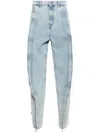 Y/project Evergreen Banana Cotton Jeans In Blue