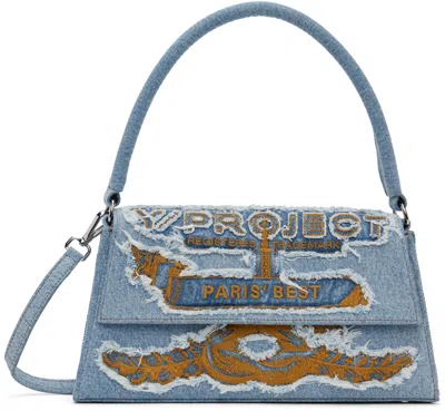 Y/project Blue Paris' Best Shoulder Bag In O_zone Ice Blue