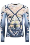 Y/project Y Project Bondage Print T-shirt Men In Multi