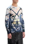 Y/project Y Project Bondage Print T-shirt Men In Multi