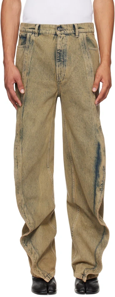 Y/project Brown Banana Jeans