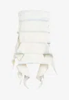 Y/project Snow White Wash Cotton Bug Denim Top In Off-white
