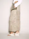 Y/project Skirt With Belt Loops And Cargo Pockets In Beige