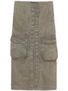 Y/project Skirt With Belt Loops And Cargo Pockets In 绿色