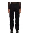 Y/project Classic Wire Wide-leg Jeans In Black