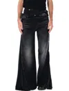 Y/project Reimagined Collapsed Waist Jeans For Men In Faded Black