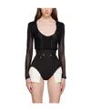 Y/project Contrasting-trim Detail Body In Black