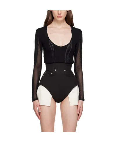Y/project Contrasting-trim Detail Body In Black