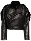 Y/PROJECT CROPPED BIKER JACKET