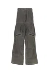 Y/project Y Project Dark Grey Nylon Blend Cargo Pant In Gray