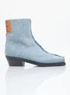 Y/PROJECT DENIM ANKLE BOOTS