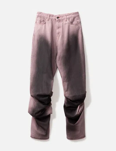 Y/PROJECT DRAPED CUFF JEANS