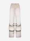 Y/project Jeans In Soft Pink