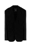 Y/project Y Project Women Black Stretch Twill Oversize Blazer