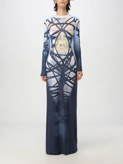 Y/PROJECT DRESS Y/PROJECT WOMAN COLOR BLUE,G07579009