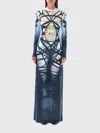 Y/project Jpg Bondage Jersey Long Dress In Blau
