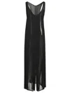 Y/project Long Tank Dress In Black