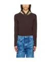Y/project Embroidered Long-sleeved Sweater In Black