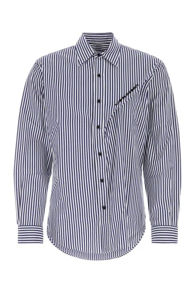 Y/PROJECT EMBROIDERED POPLIN OVERSIZE SHIRT