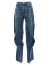 Y/PROJECT EVERGREEN BANANA JEANS BLUE